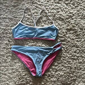 L*Space Blue and Pink Bikini Set